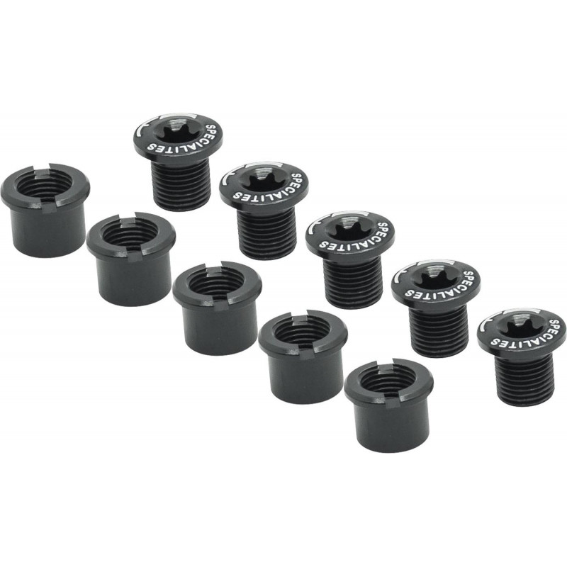 TA Specialités Chainring bolt kit - Double - Black (pack of 5)